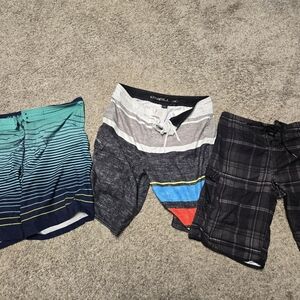 O'Neill Gray and Multicolor Mens' Boardshorts